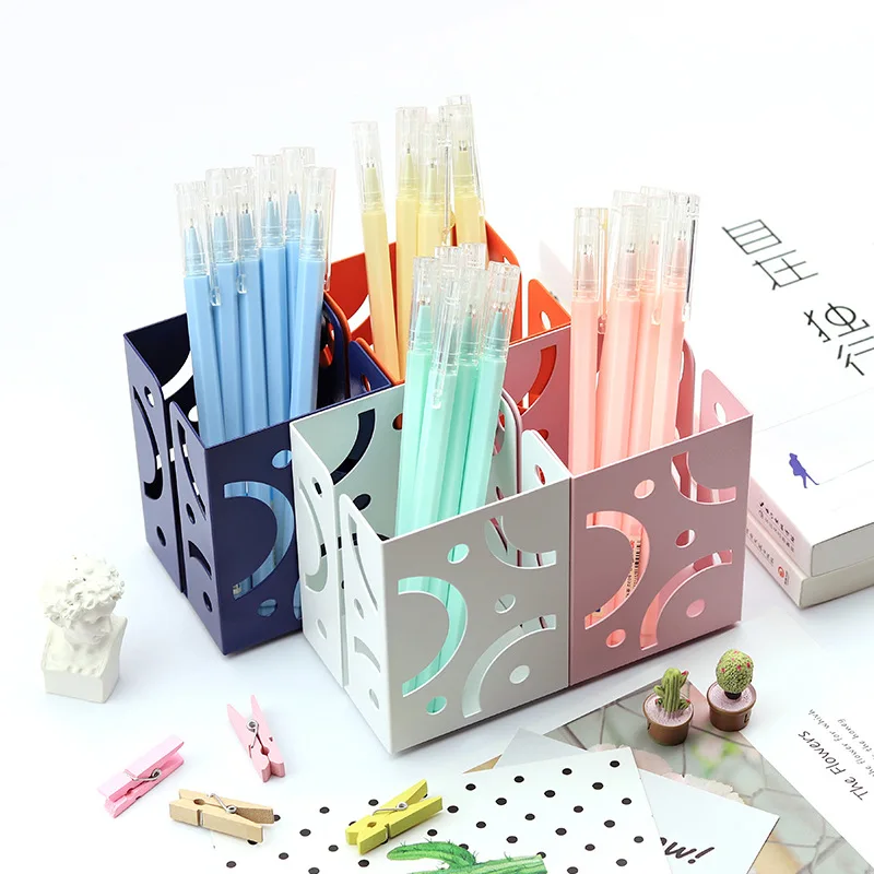 1 pcs Square pen holder Metal Hollow Geometric pot Storage box Case Pen Holder Stationary Organizer Container offiice Supplies
1 pcs Square pen holder Metal Hollow Geometric pot Storage box Case Pen Holder Stationary Organizer Container offiice Supplies
