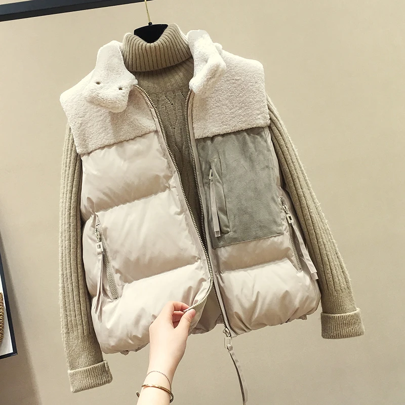 2023 New Sleeveless Cotton Vest Women Tops Short Coat Fashion Autumn And Winter Warm Jacket Girl Student Down Cotton Vest
2023 New Sleeveless Cotton Vest Women Tops Short Coat Fashion Autumn And Winter Warm Jacket Girl Student Down Cotton Vest