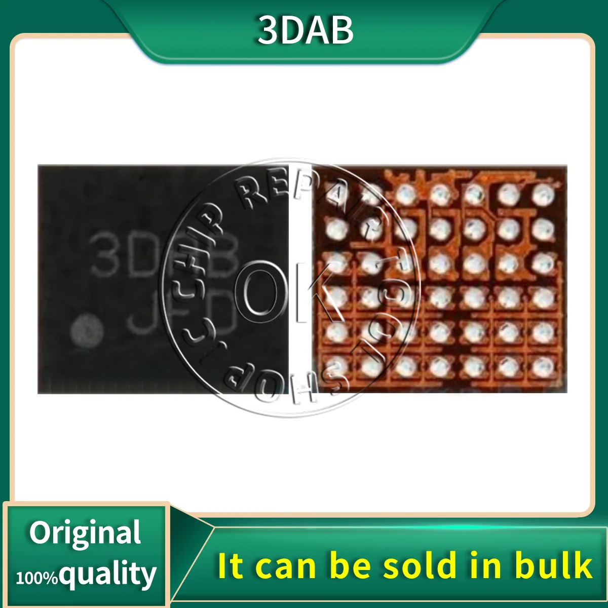 2Pcs 3D/3DAB IC For samsung S20 Ultra Charging charger Power Management PM IC PMIC Chip
2Pcs 3D/3DAB IC For samsung S20 Ultra Charging charger Power Management PM IC PMIC Chip
