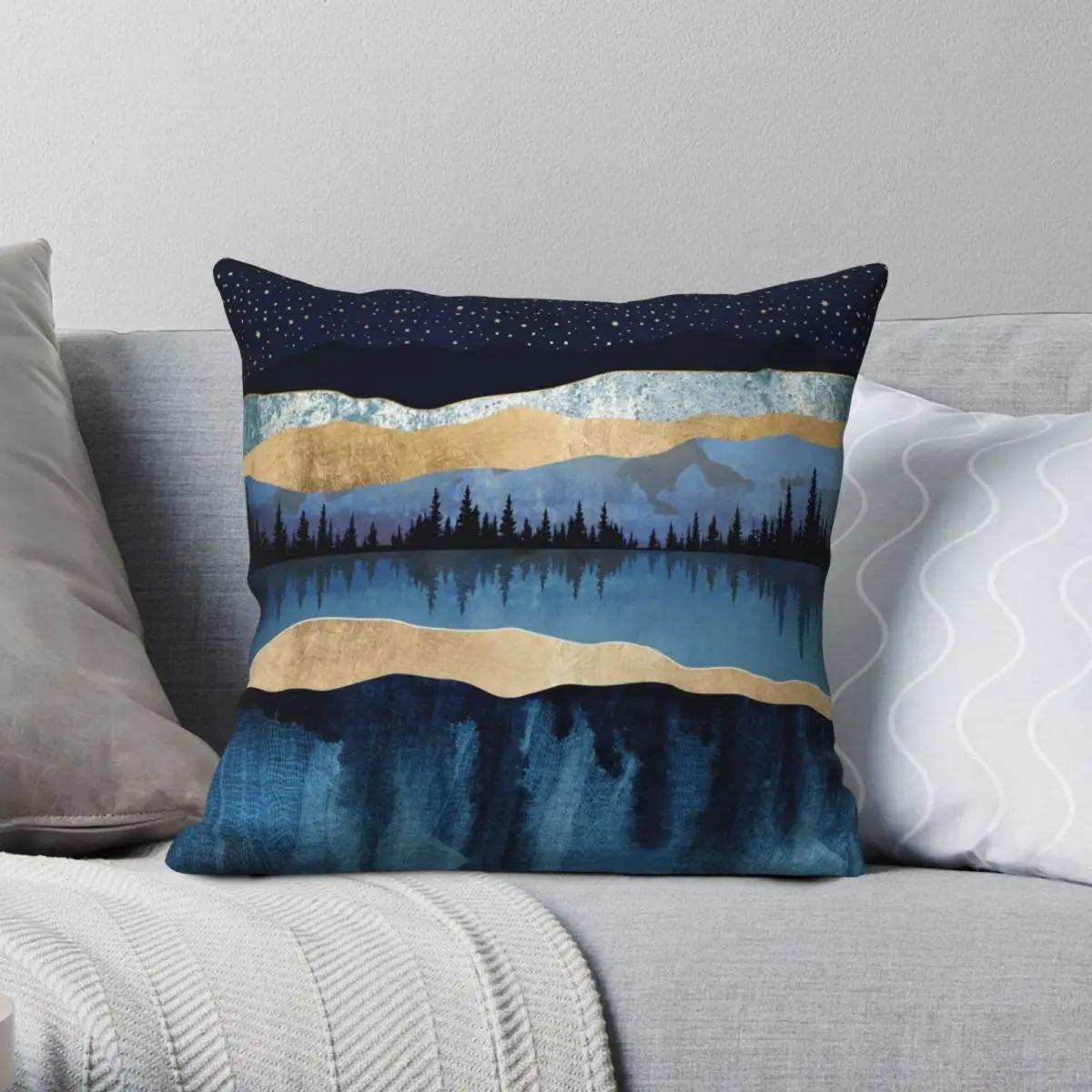Midnight Lake Square Pillowcase Polyester Linen Velvet Zip Decor Throw Pillow Case Sofa Cushion Cover
Midnight Lake Square Pillowcase Polyester Linen Velvet Zip Decor Throw Pillow Case Sofa Cushion Cover
