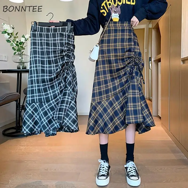 Skirts Women Plaid All-match College Stylish Midi Casual Empire Ulzzang Harajuku Aesthetic Female Temperament Charm Design Newly
Skirts Women Plaid All-match College Stylish Midi Casual Empire Ulzzang Harajuku Aesthetic Female Temperament Charm Design Newly