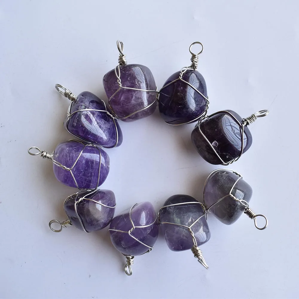 2020 New high quality natural amethysts Irregular pendants for jewelry Accessories making 6pcs/lot Wholesale free
2020 New high quality natural amethysts Irregular pendants for jewelry Accessories making 6pcs/lot Wholesale free