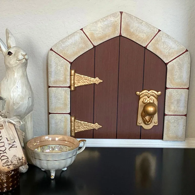 Mini Door Garden Adornment Miniature Decoration for Park Exquisite Wooden Door decorations for home
Mini Door Garden Adornment Miniature Decoration for Park Exquisite Wooden Door decorations for home