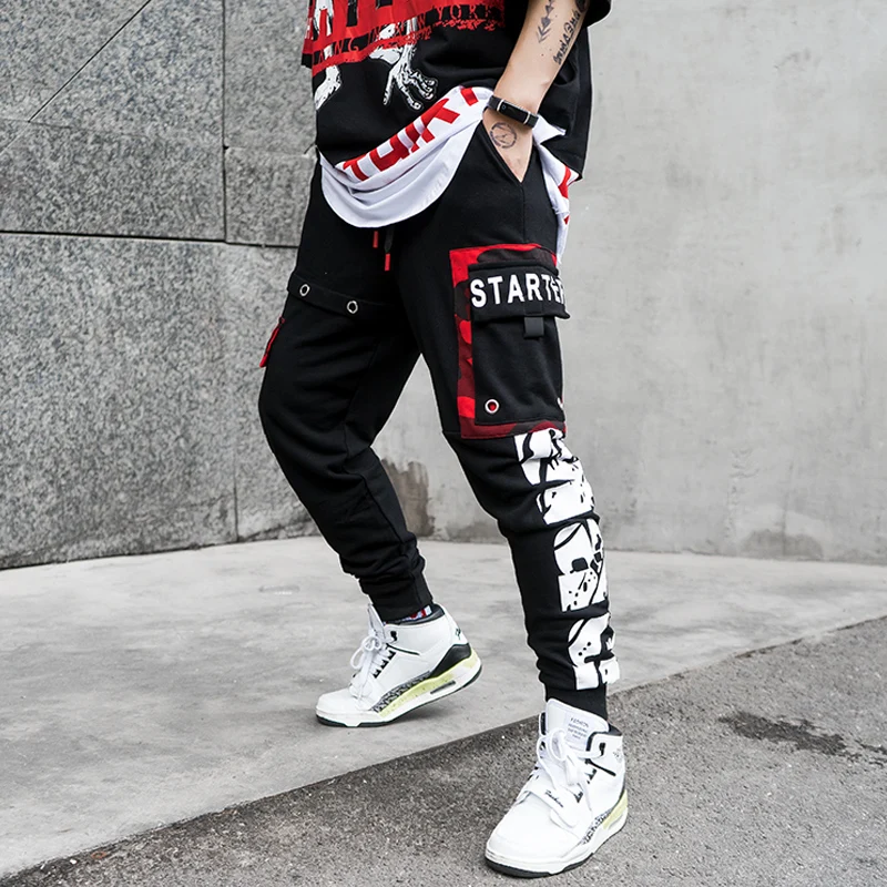 2019 Autumn Harem Cargo Pants Mens Hip Hop Patchwork Pockets Cotton Ripped Sweatpants Joggers Male Fashion Cuffed Trousers
2019 Autumn Harem Cargo Pants Mens Hip Hop Patchwork Pockets Cotton Ripped Sweatpants Joggers Male Fashion Cuffed Trousers