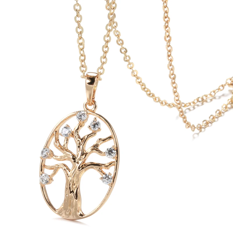 New Christmas Tree Long Necklace Women Fashion Jewelry 585 Rose Gold Wedding Fine luxury Pendants Accessories
New Christmas Tree Long Necklace Women Fashion Jewelry 585 Rose Gold Wedding Fine luxury Pendants Accessories