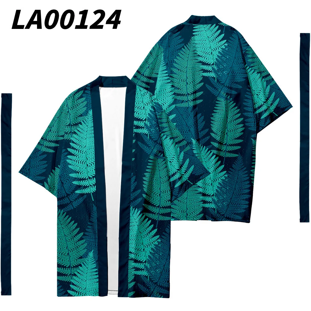 Oversize 6XL Leaves Printed Long Style Japanese Kimono Cardigan With Belt Couple Women Men Casual Asian Clothes Harajuku
Oversize 6XL Leaves Printed Long Style Japanese Kimono Cardigan With Belt Couple Women Men Casual Asian Clothes Harajuku