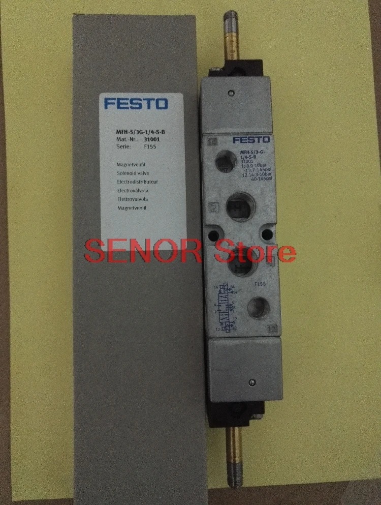 Новый оригинальный электромагнитный клапан MFH-5/3G-1/4-S-B 31001 без катушки
Новый оригинальный электромагнитный клапан MFH-5/3G-1/4-S-B 31001 без катушки