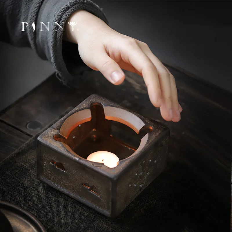 PINNY Retro Ceramic Gold Glaze Warm Tea Stove Japanese Style Kung Fu Tea Accessories Heating Insulation Base
PINNY Retro Ceramic Gold Glaze Warm Tea Stove Japanese Style Kung Fu Tea Accessories Heating Insulation Base