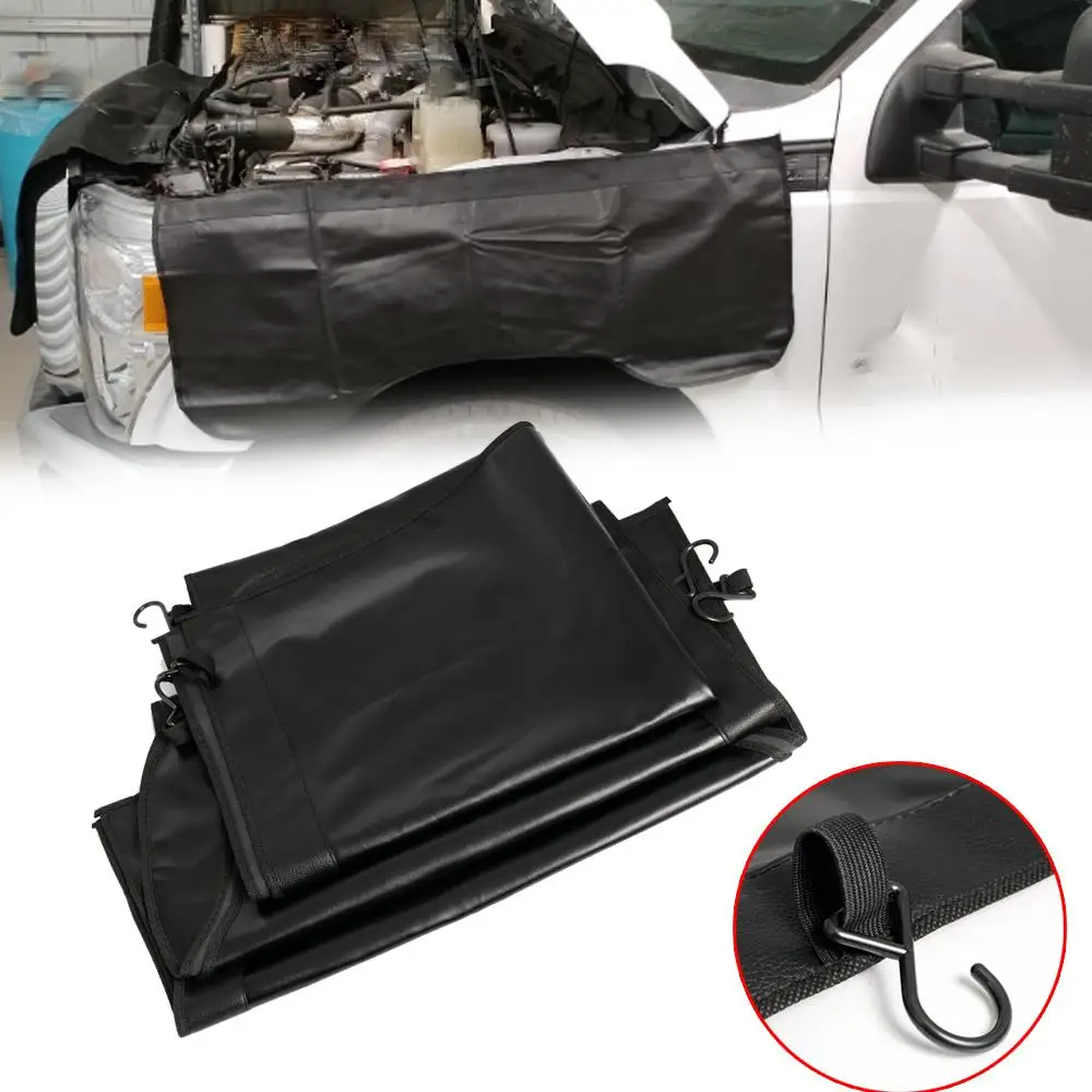 3PCS/set Magnetic Fender Cover Lightweight Leather Car Body Protector Mat Pad with Hooks for Mechanic Repair Automotive Work
3PCS/set Magnetic Fender Cover Lightweight Leather Car Body Protector Mat Pad with Hooks for Mechanic Repair Automotive Work
