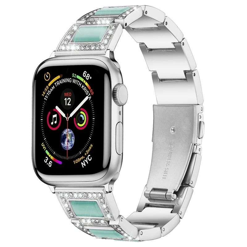 Opal Metal Alloy Crystal Diamond Band Bracelet for Apple Watch SE Ultra Series 9 8 7 45mm 41mm 6 5 4 44mm 40mm 3 2 1 42mm 38mm
Opal Metal Alloy Crystal Diamond Band Bracelet for Apple Watch SE Ultra Series 9 8 7 45mm 41mm 6 5 4 44mm 40mm 3 2 1 42mm 38mm