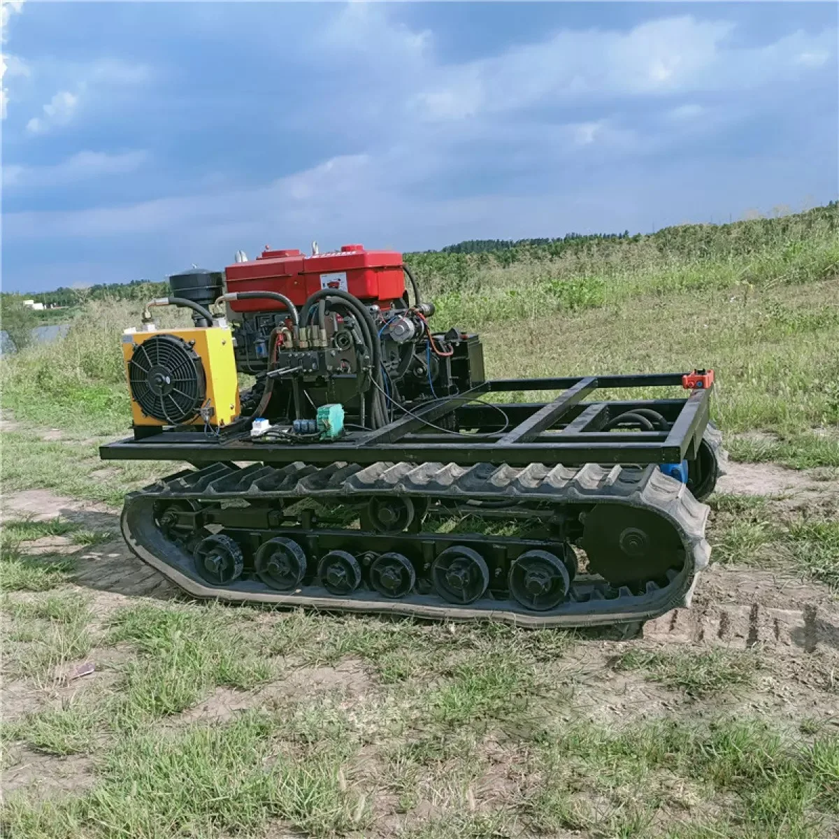 Forklift Diesel Hydraulic Crawler Carrier Chassis Rubber Crawler Chassis Crawler Carrier Assembly
Forklift Diesel Hydraulic Crawler Carrier Chassis Rubber Crawler Chassis Crawler Carrier Assembly