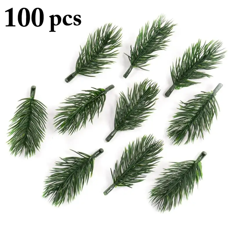 100PCS Mini Pine Branches Christmas Tree Ornaments Realistic Artificial Pine Needles DIY Festival Party Garland Fake Plant Decor
100PCS Mini Pine Branches Christmas Tree Ornaments Realistic Artificial Pine Needles DIY Festival Party Garland Fake Plant Decor