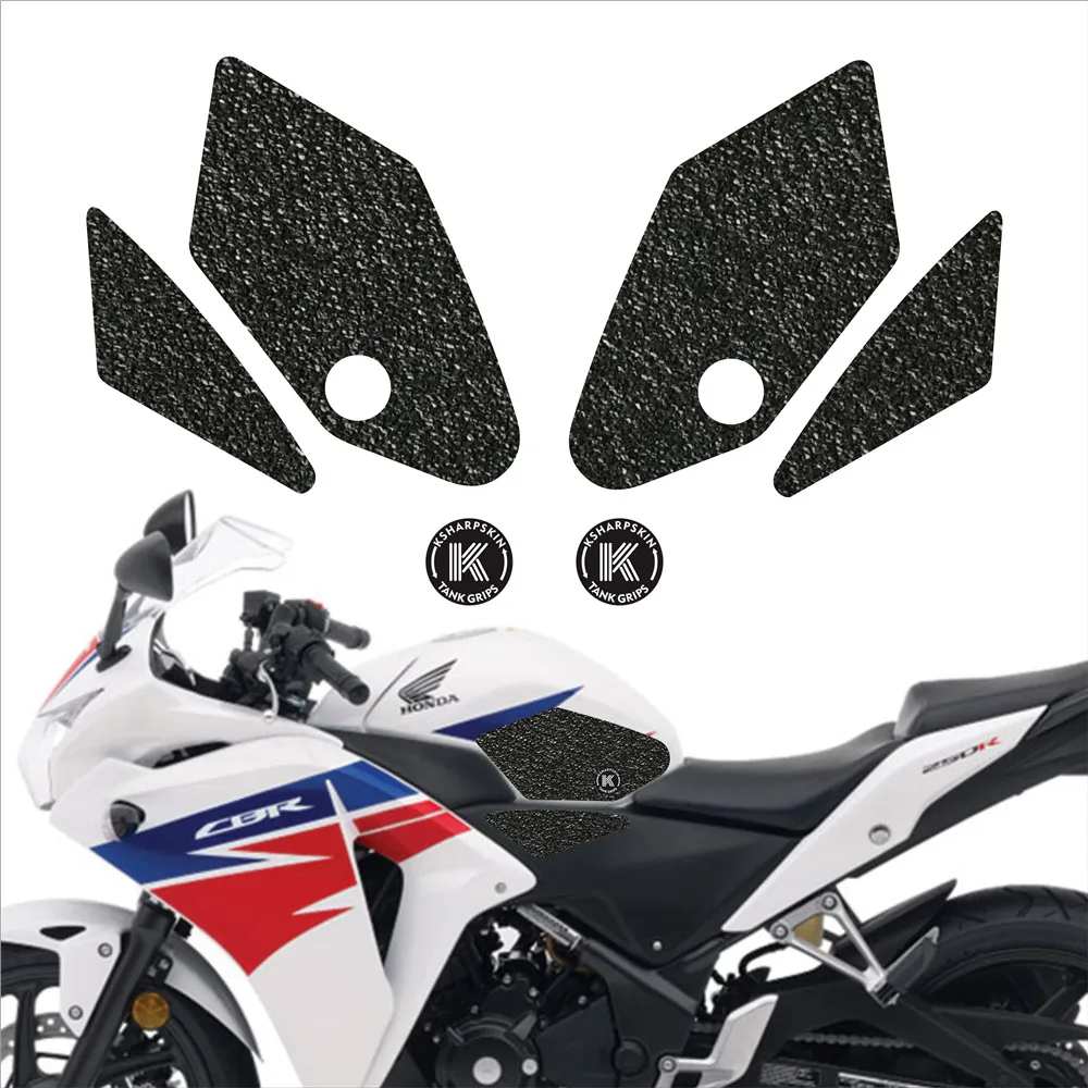 Fuel tank pad traction side sticker KSHARPSKIN petrol knee decals tank grip for HONDA 2011-2013 CBR250R CBR250 R
Fuel tank pad traction side sticker KSHARPSKIN petrol knee decals tank grip for HONDA 2011-2013 CBR250R CBR250 R