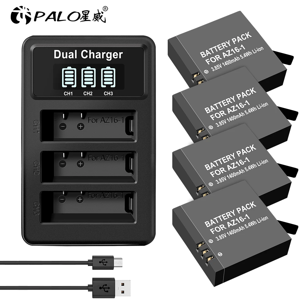 Original AZ16-1 AZ16-2 Battery + LCD Charger for Xiaomi Yi II yi 4k 4k+ Xiaoyi Yi Lite YI 360 VR Action Camera
Original AZ16-1 AZ16-2 Battery + LCD Charger for Xiaomi Yi II yi 4k 4k+ Xiaoyi Yi Lite YI 360 VR Action Camera