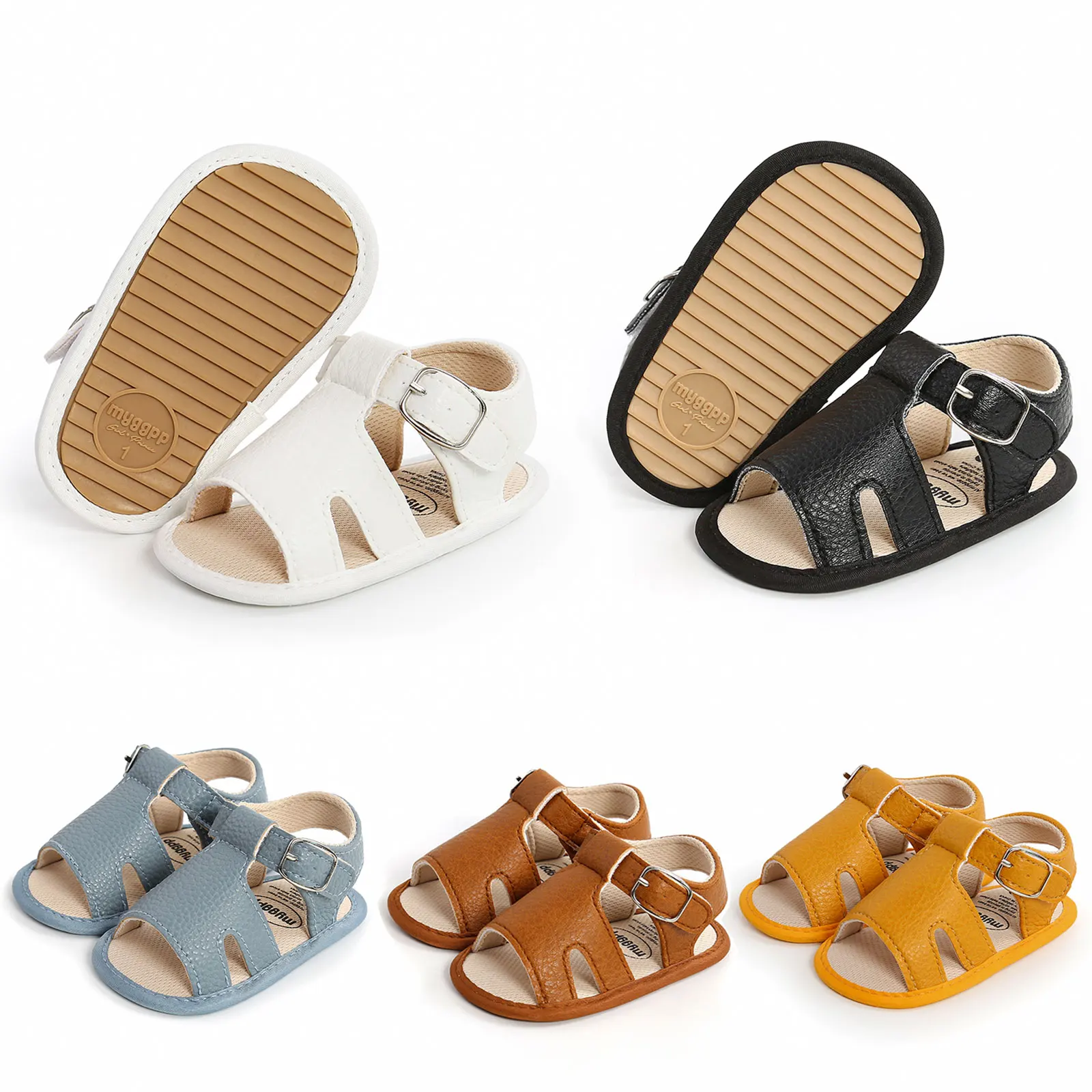 Breathable Baby Girls Boys Sandals Summer Infant Simple Style Solid Color Soft Rubber Sole Shoes Toddlers Non-slip Prewalker
Breathable Baby Girls Boys Sandals Summer Infant Simple Style Solid Color Soft Rubber Sole Shoes Toddlers Non-slip Prewalker