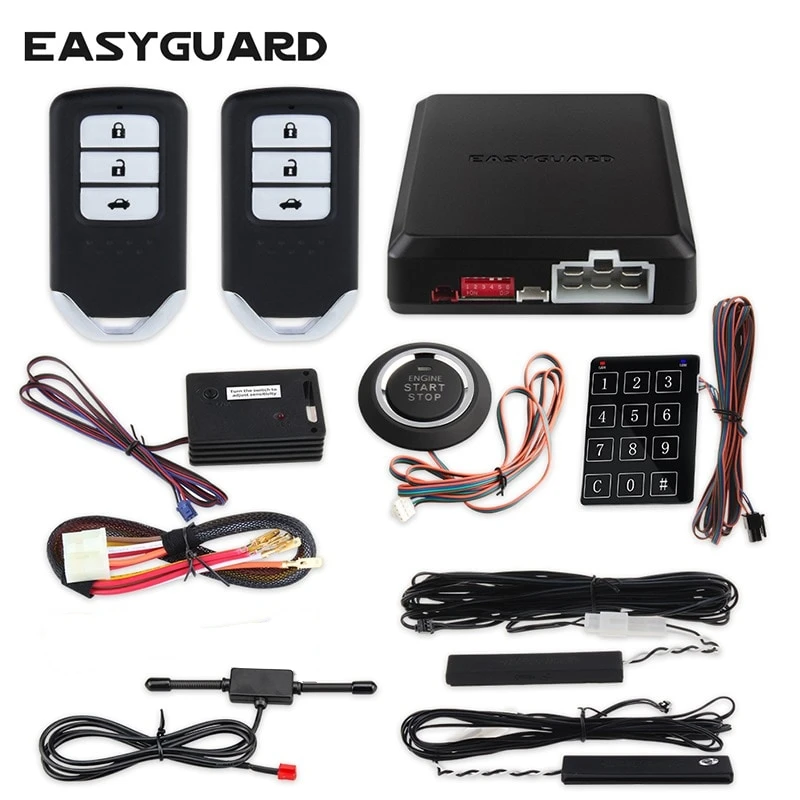 EASYGUARD pke Автосигнализация Скалка код Автозапуск кнопка старт сенсорный ввод пароля шок предупреждение Авто замок unloc DC12V
EASYGUARD pke Автосигнализация Скалка код Автозапуск кнопка старт сенсорный ввод пароля шок предупреждение Авто замок unloc DC12V