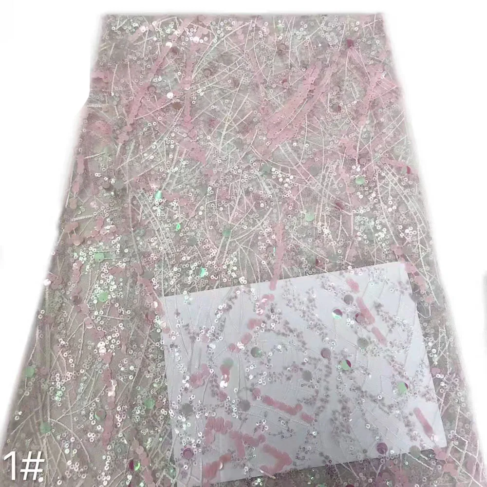 Beautiful African Mesh Lace Fabric Tulle Embroidery Sequins Craft Sewing Design Supplies Banquet Prom Party Wedding Dress Skirt
Beautiful African Mesh Lace Fabric Tulle Embroidery Sequins Craft Sewing Design Supplies Banquet Prom Party Wedding Dress Skirt
