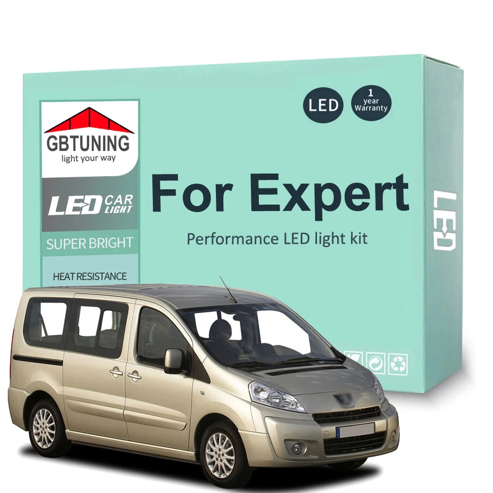 13Pcs LED Interior Light Bulb Kit For Peugeot Expert 2007-2021 2022 2023 Canbus Dome Trunk License Plate Lamp Car Accessories
13Pcs LED Interior Light Bulb Kit For Peugeot Expert 2007-2021 2022 2023 Canbus Dome Trunk License Plate Lamp Car Accessories