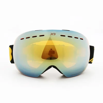 X3 large spherical double anti-fog against uv spot cocker spaniels snow goggles glasses myopia blindfold processing yellow blue lens
X3 large spherical double anti-fog against uv spot cocker spaniels snow goggles glasses myopia blindfold processing yellow blue lens