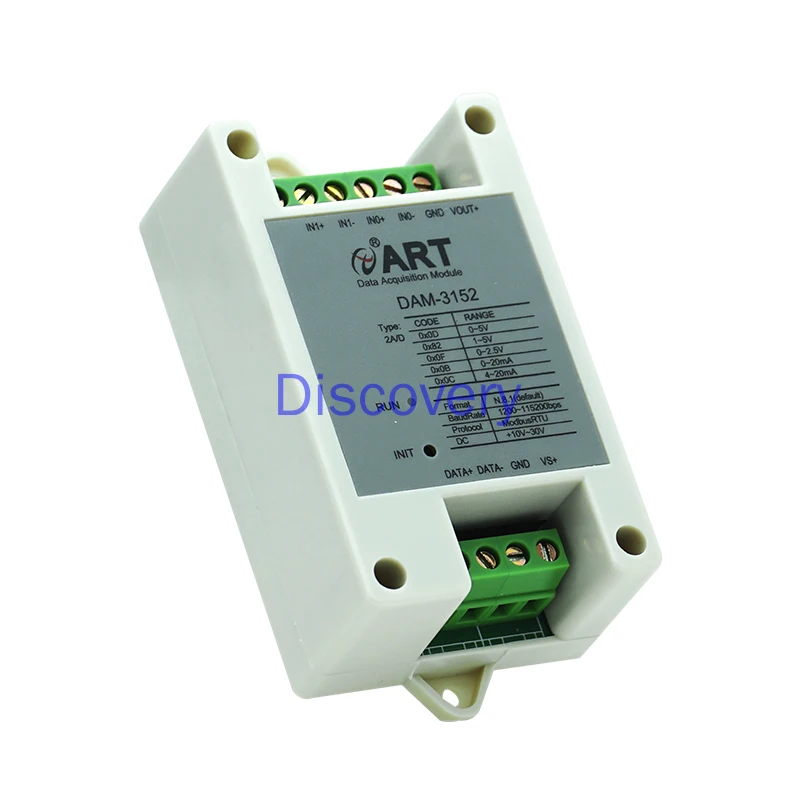 DAM3152/3154 4-channel Analog Input Module Voltage and Current Acquisition RS485 Communication
DAM3152/3154 4-channel Analog Input Module Voltage and Current Acquisition RS485 Communication