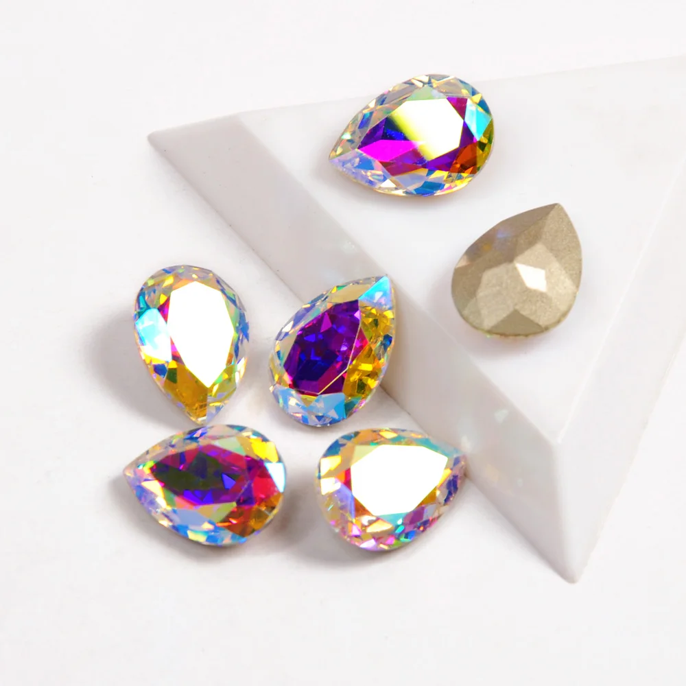 Big Sizes 4320 Dorp Shape Cut Crystal AB Loose Rhinestones Glass Strass Garment Crafts DIY Stone K9 Lead-free Accessories
Big Sizes 4320 Dorp Shape Cut Crystal AB Loose Rhinestones Glass Strass Garment Crafts DIY Stone K9 Lead-free Accessories