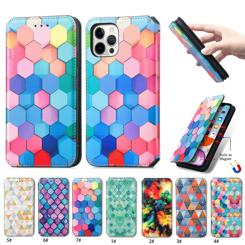 10Pcs Rainbow Lattice PU Leather Wallet Magnetic Absorb Flip Phone Cover for iPhone 6 7 8 Plus XS XR X 11 12 13 14 15Pro Max
10Pcs Rainbow Lattice PU Leather Wallet Magnetic Absorb Flip Phone Cover for iPhone 6 7 8 Plus XS XR X 11 12 13 14 15Pro Max