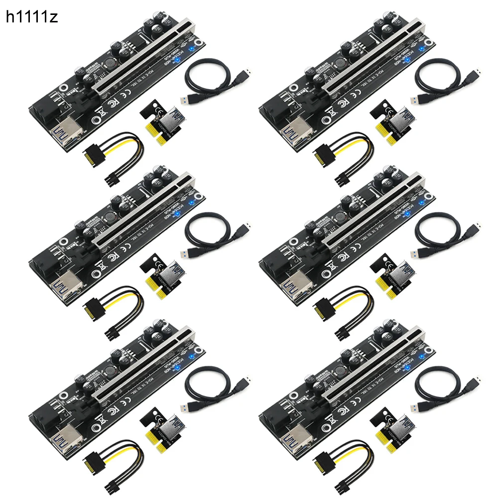 PCIE Riser 009S Plus USB3.0 Riser for Video Card Riser PCI Express x16 Extender Adapter Card SATA 15pin to 6pin Power for Mining
PCIE Riser 009S Plus USB3.0 Riser for Video Card Riser PCI Express x16 Extender Adapter Card SATA 15pin to 6pin Power for Mining