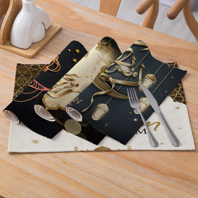 FANLUS EID Party Table Decoration Muslim Ramadan Mubarak Decoration Cotton Linen Table Placemat Ramadan Kareem Home Decoration
FANLUS EID Party Table Decoration Muslim Ramadan Mubarak Decoration Cotton Linen Table Placemat Ramadan Kareem Home Decoration