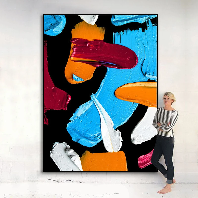 Hand-painted Oil Painting Modern Abstract three-dimensional Texture Knife Blue Orange Living Room Entrance Decorative Painting V
Hand-painted Oil Painting Modern Abstract three-dimensional Texture Knife Blue Orange Living Room Entrance Decorative Painting V