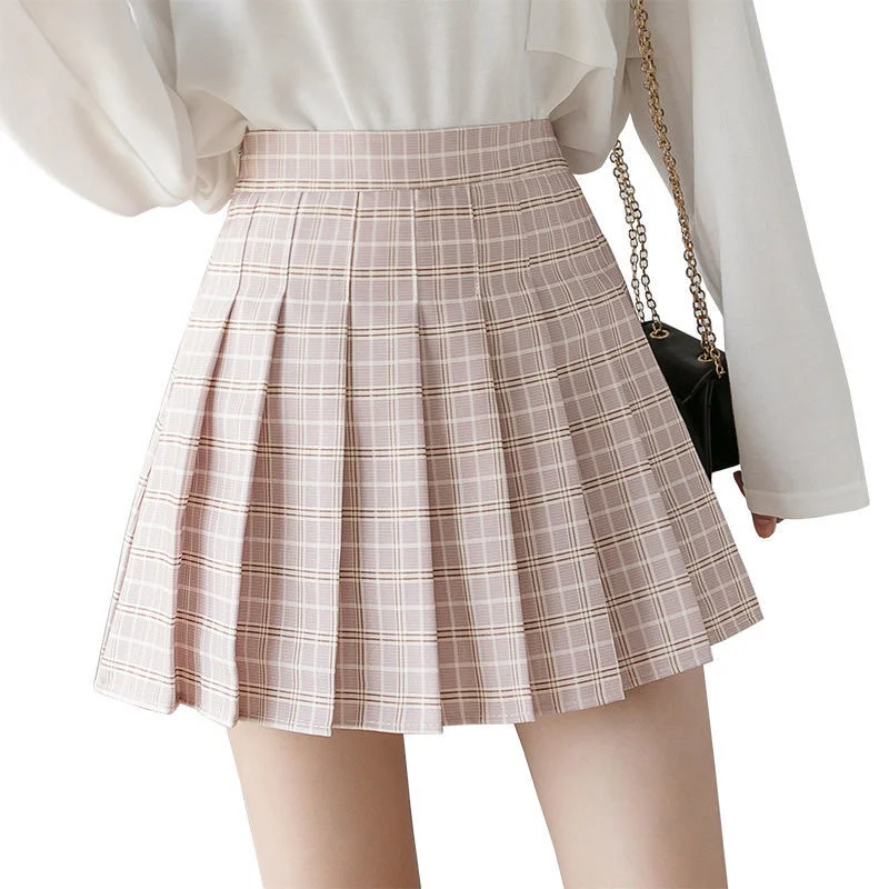 Summer Women Skirts 2023 New Korean High Waist Plaid Mini Skirt Preppy Style Women Pleated Skirt With Zipper
Summer Women Skirts 2023 New Korean High Waist Plaid Mini Skirt Preppy Style Women Pleated Skirt With Zipper