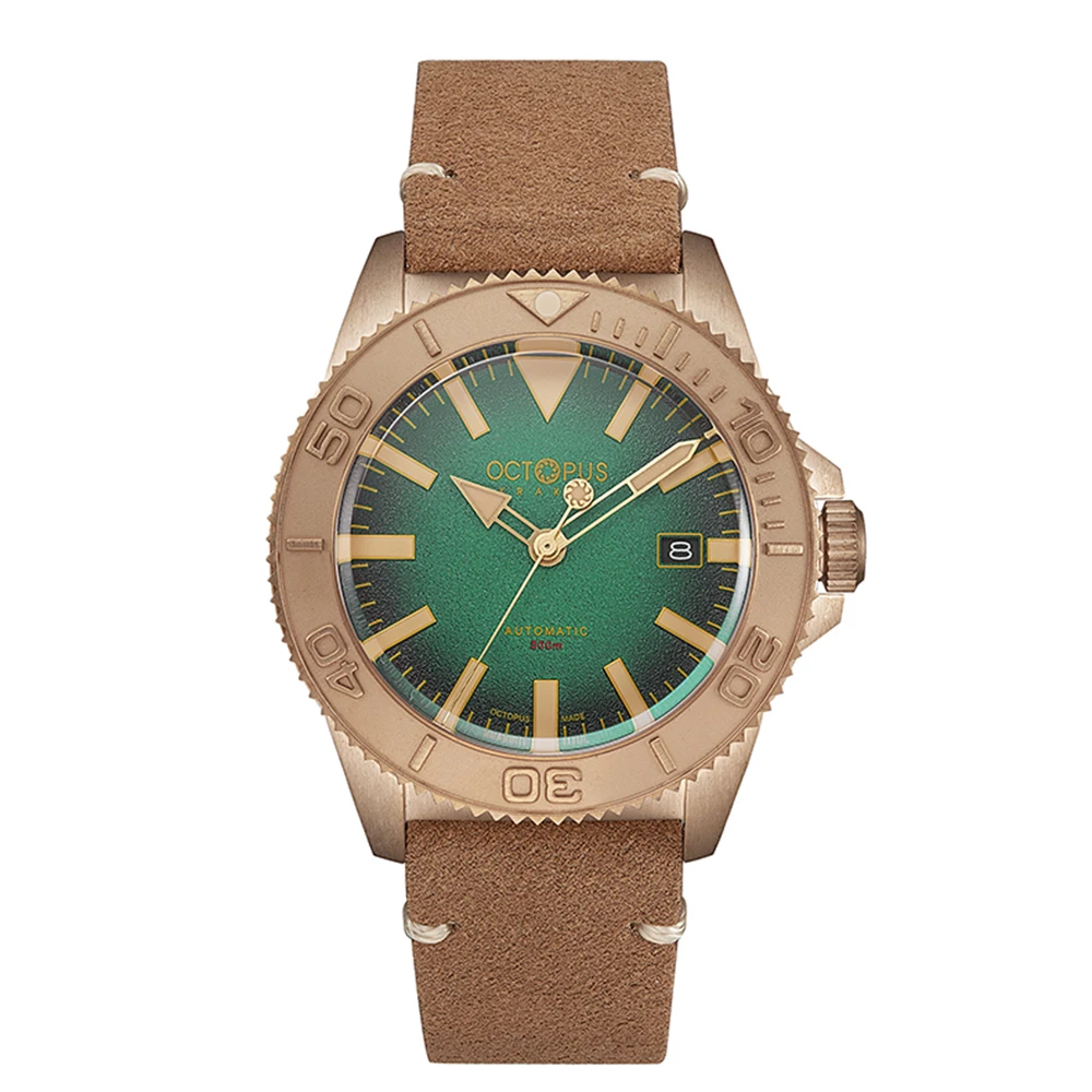 Octopus Mens Automatic Watches Diver Watch Military 500m Waterproof Mechanical Wristwatch Luxury C3 Luminous NH35 Leather Strap
Octopus Mens Automatic Watches Diver Watch Military 500m Waterproof Mechanical Wristwatch Luxury C3 Luminous NH35 Leather Strap