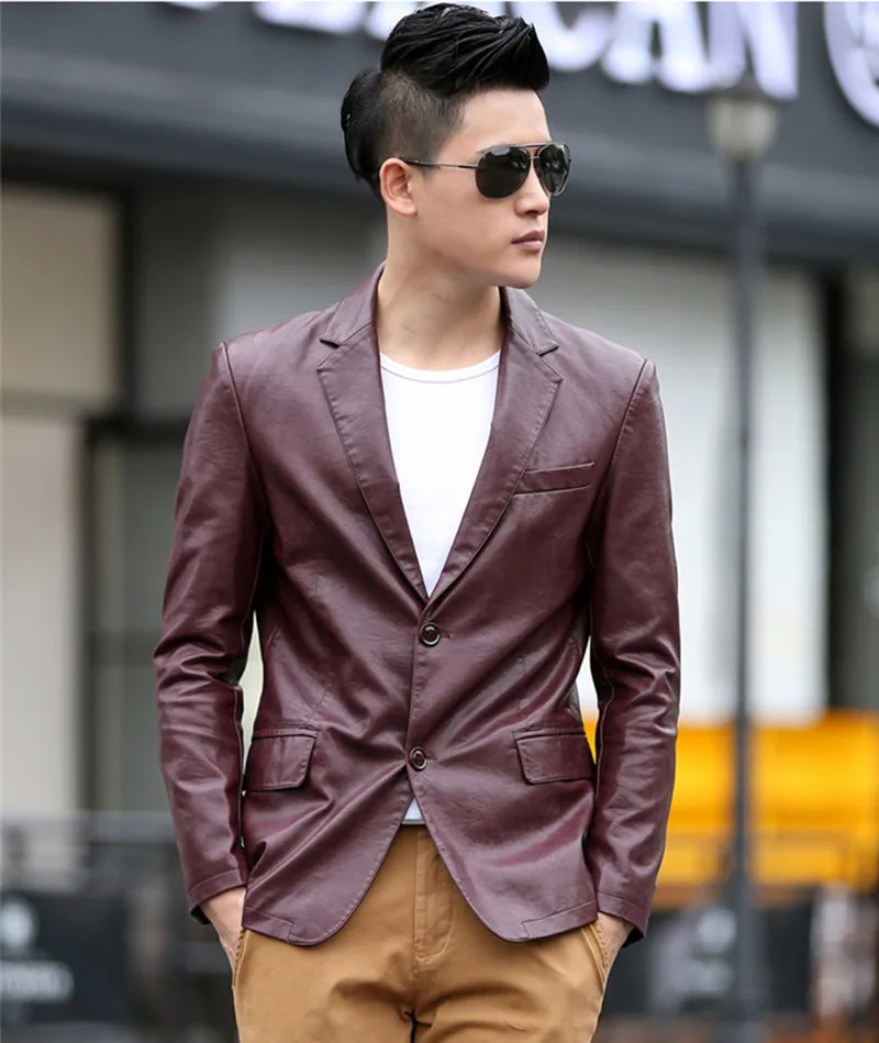 Mens 2023 High Jackets Imitation Male Leather Jacket Fashion Spring Autumn Suit Men's Jackets Jaqueta Masculino WXF187
Mens 2023 High Jackets Imitation Male Leather Jacket Fashion Spring Autumn Suit Men's Jackets Jaqueta Masculino WXF187