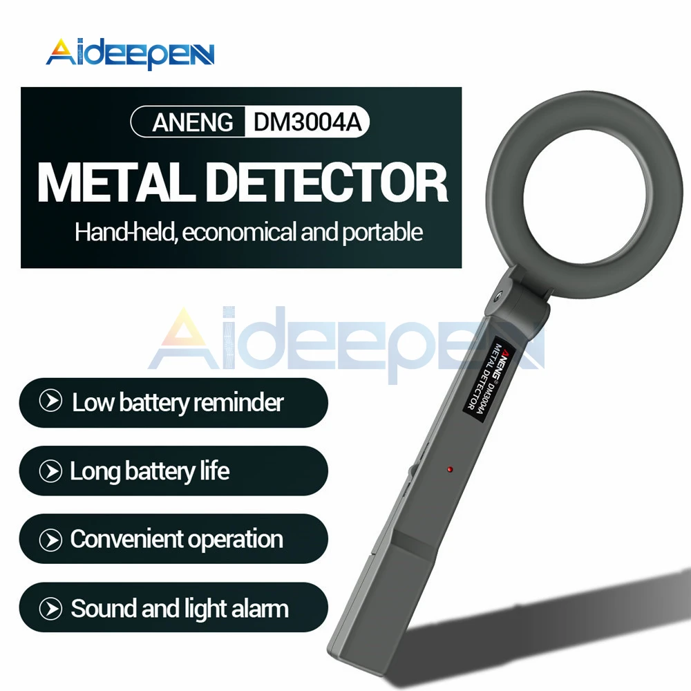 DM3004A Metal Detector High Sensitivity Body Search Tools Portable Handheld Security Super Scanner Pointer Pinpoint Tool Finder
DM3004A Metal Detector High Sensitivity Body Search Tools Portable Handheld Security Super Scanner Pointer Pinpoint Tool Finder