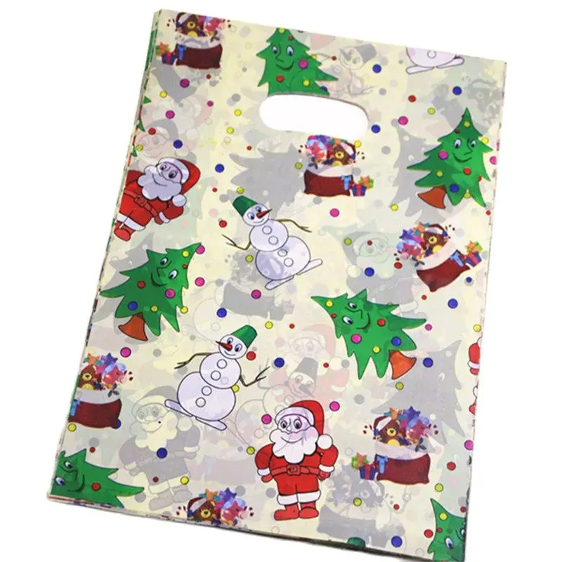 New Design Wholesale 100pcs/lot 25*35cm Santa Claus Gift Packaging Wedding Favors and Gifts Large Plastic Christmas Gift Bags
New Design Wholesale 100pcs/lot 25*35cm Santa Claus Gift Packaging Wedding Favors and Gifts Large Plastic Christmas Gift Bags