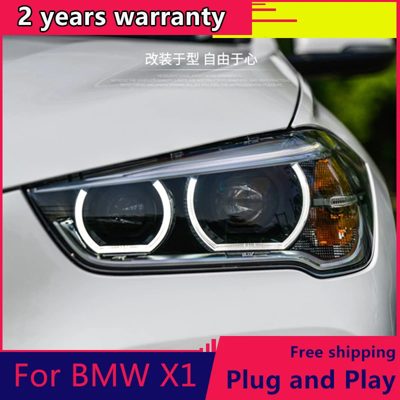 KOWELL Car Styling LED Head Lamp for BMW X1 headlights 2016 for X1 LED angle eyes drl H7 hid Bi-Xenon Lens low beam
KOWELL Car Styling LED Head Lamp for BMW X1 headlights 2016 for X1 LED angle eyes drl H7 hid Bi-Xenon Lens low beam