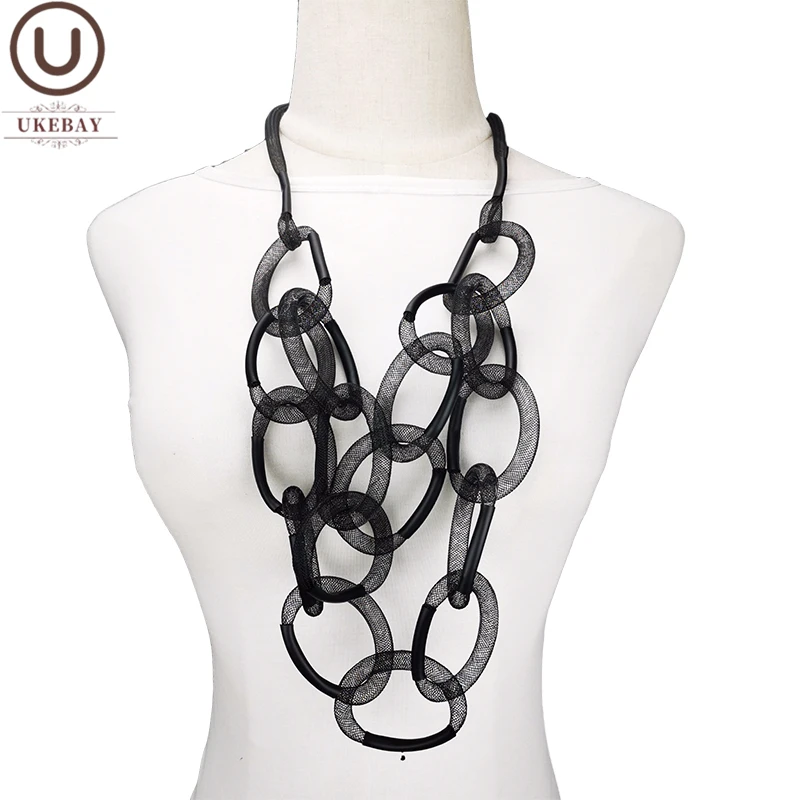 UKEBAY New Black Mesh Pendant Necklaces Women Sweater Chains Long Necklace Gothic Jewelry Handamade Luxury Clothes Accessories
UKEBAY New Black Mesh Pendant Necklaces Women Sweater Chains Long Necklace Gothic Jewelry Handamade Luxury Clothes Accessories