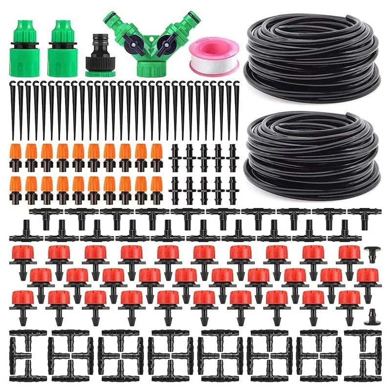 Garden Automatic Drip Irrigation Set,30M Adjustable Mini DIY Irrigation Kit,1/4 inch Heavy Duty Tube Watering Kit for Patio Lawn
Garden Automatic Drip Irrigation Set,30M Adjustable Mini DIY Irrigation Kit,1/4 inch Heavy Duty Tube Watering Kit for Patio Lawn