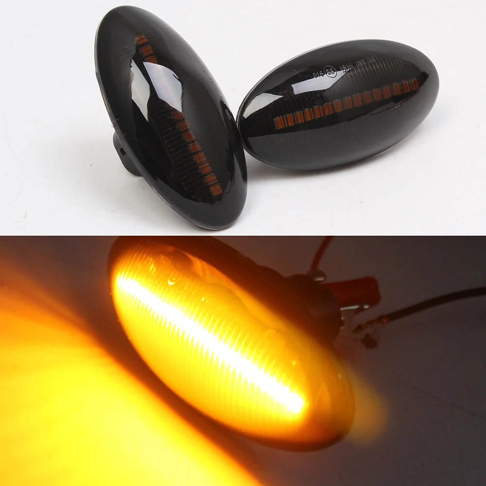 1Pair Dynamic LED Side Marker Lights Somked Turn Signal Light Side Lamp Replace For Suzuki Swift Alto SX4 Jimmy Vitar
1Pair Dynamic LED Side Marker Lights Somked Turn Signal Light Side Lamp Replace For Suzuki Swift Alto SX4 Jimmy Vitar