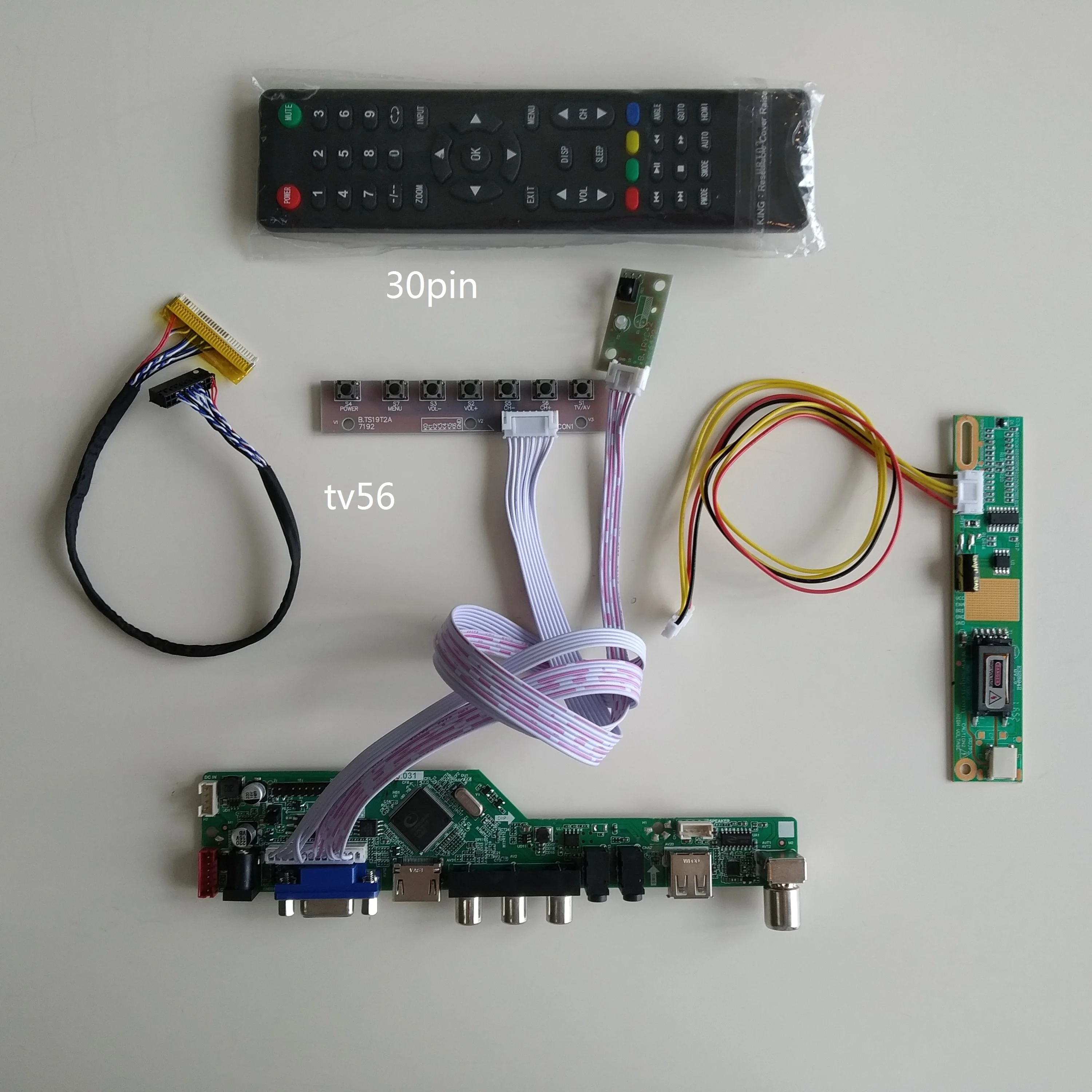 LCD LED AUDIO TV HDMI-compatible USB VGA AV Controller Board driver diy For LTM230HT10 1920X1080 23.0" panel cable monitor card
LCD LED AUDIO TV HDMI-compatible USB VGA AV Controller Board driver diy For LTM230HT10 1920X1080 23.0" panel cable monitor card