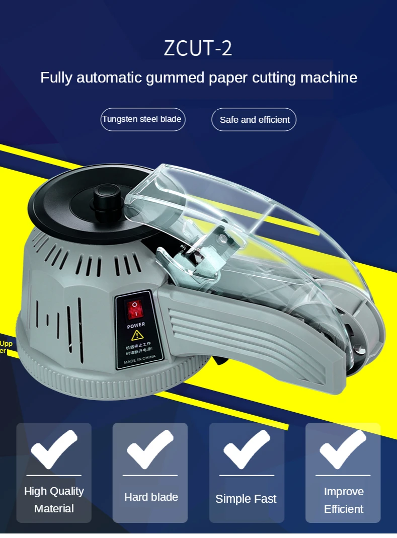 Automatic tape dispenser ZCUT-2 automatic turntable transparent high temperature adhesive tape cutter tape cutter
Automatic tape dispenser ZCUT-2 automatic turntable transparent high temperature adhesive tape cutter tape cutter