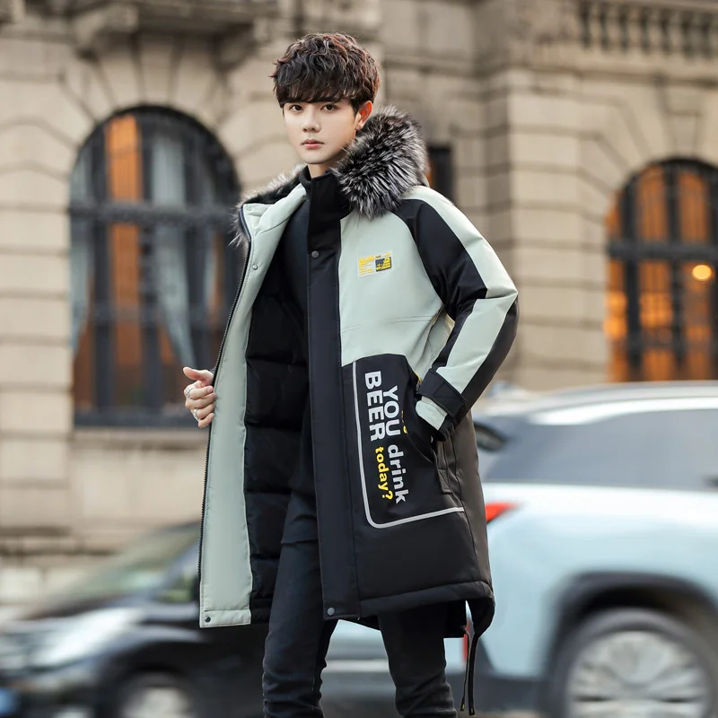 2021 Winter Cotton-Padded Coat Men Hooded Overalls Korean Version Thickened Loose Fur Collar Cotton-Padded Jacket Tide Brand Men
2021 Winter Cotton-Padded Coat Men Hooded Overalls Korean Version Thickened Loose Fur Collar Cotton-Padded Jacket Tide Brand Men