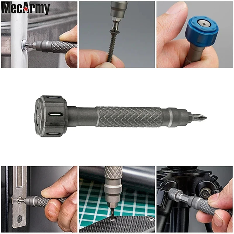 MecArmy SDG2 Portable Titanium multifunctional screwdriver set Comes 33 different screwdriver bits Assembly repair tool
MecArmy SDG2 Portable Titanium multifunctional screwdriver set Comes 33 different screwdriver bits Assembly repair tool