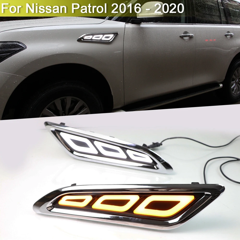 LED Side Fender Marker Lamp For Nissan Patrol 2016 2017 2018 2019 2020 Amber Turn Signal Light White Running Position Light
LED Side Fender Marker Lamp For Nissan Patrol 2016 2017 2018 2019 2020 Amber Turn Signal Light White Running Position Light