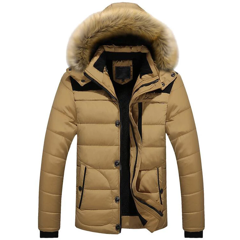 Winter Coat Men Fur Hooded Thick Parkas Jaqueta Masculina Mens Casual Down Warm Velvet Parka Overcoat Plus size 5XL 6XL Clothes
Winter Coat Men Fur Hooded Thick Parkas Jaqueta Masculina Mens Casual Down Warm Velvet Parka Overcoat Plus size 5XL 6XL Clothes