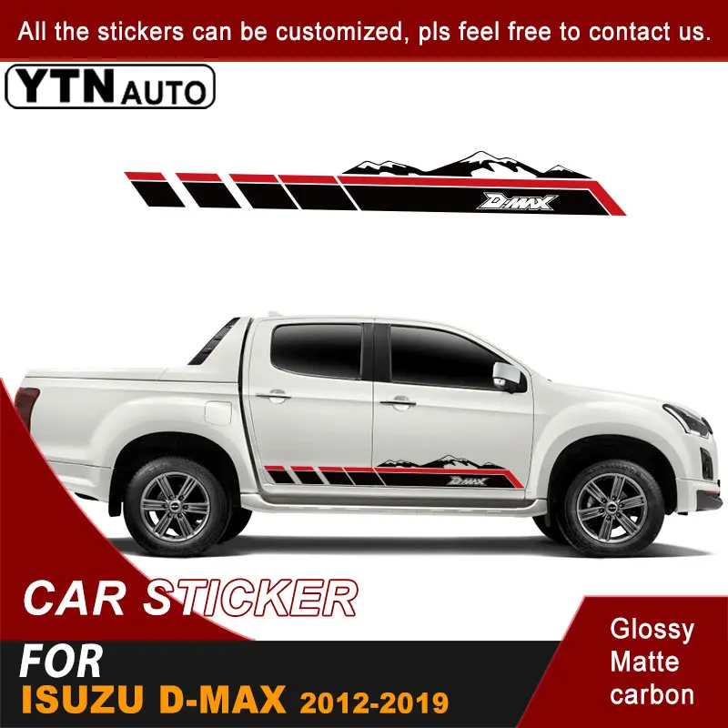 Side Door Car Sticker Mountain Stripe Racing Graphic Vinyl Car Decal For Isuzu D-Max 2012 2013 2014 2015 2016 2017 2018 2019
Side Door Car Sticker Mountain Stripe Racing Graphic Vinyl Car Decal For Isuzu D-Max 2012 2013 2014 2015 2016 2017 2018 2019