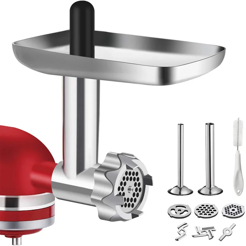 Hoodakang Food Grinder Attachment for Kitchen, Slicer and Shredder, Meat Stuffer, Stand Mixer Accessories
Hoodakang Food Grinder Attachment for Kitchen, Slicer and Shredder, Meat Stuffer, Stand Mixer Accessories