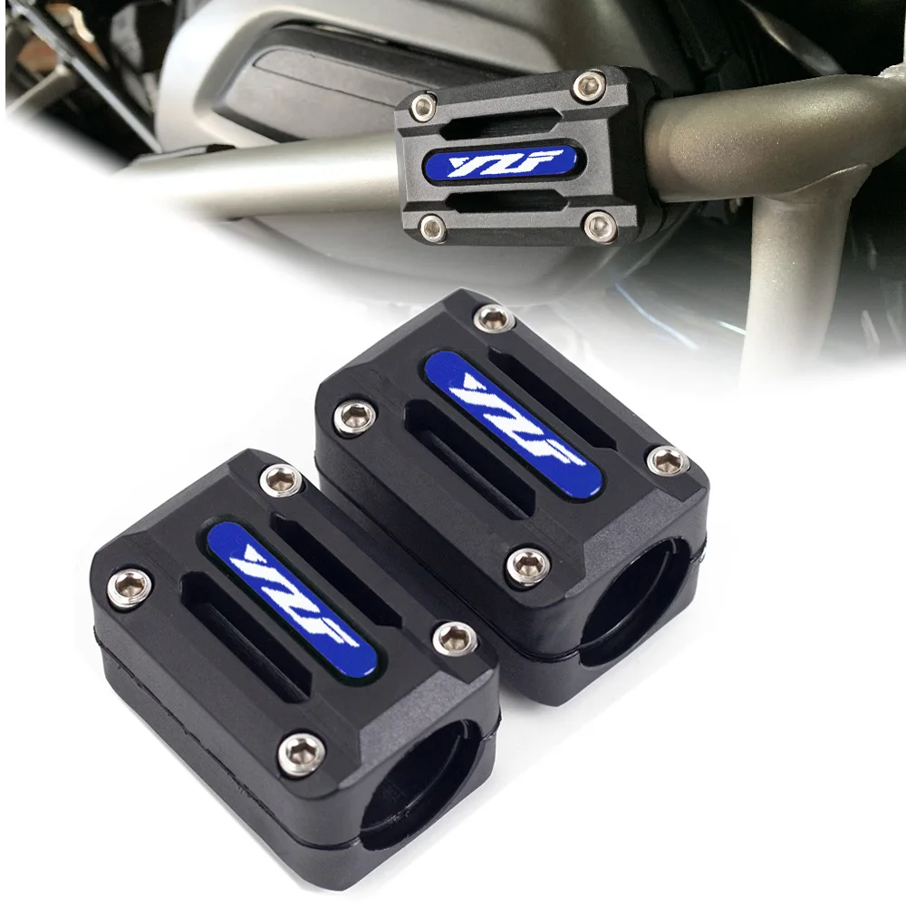 For Yamaha YZF R1 R3 R6 R6S R25 R125 600R 22/25/28mm Motorcycle Engine Crash Bar Protection Bumper Decorative Guard Block
For Yamaha YZF R1 R3 R6 R6S R25 R125 600R 22/25/28mm Motorcycle Engine Crash Bar Protection Bumper Decorative Guard Block