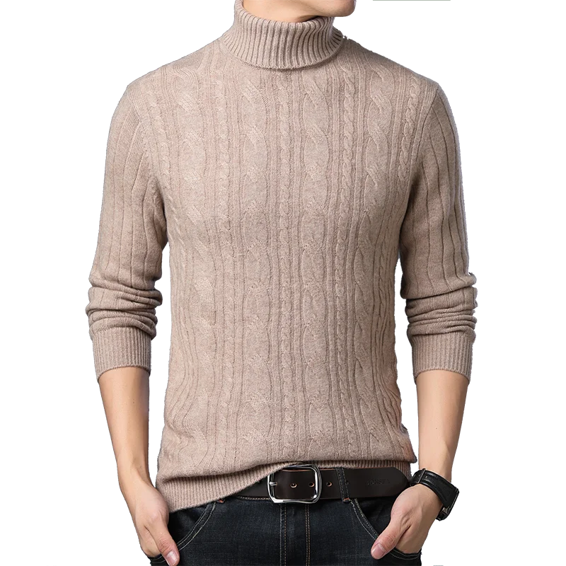 Man 100% Sheep Wool Thick Sweater Pullovers Winter Turtleneck Cashmere Jumper Male Warm Pure Wool Sweaters Long Sleeved
Man 100% Sheep Wool Thick Sweater Pullovers Winter Turtleneck Cashmere Jumper Male Warm Pure Wool Sweaters Long Sleeved