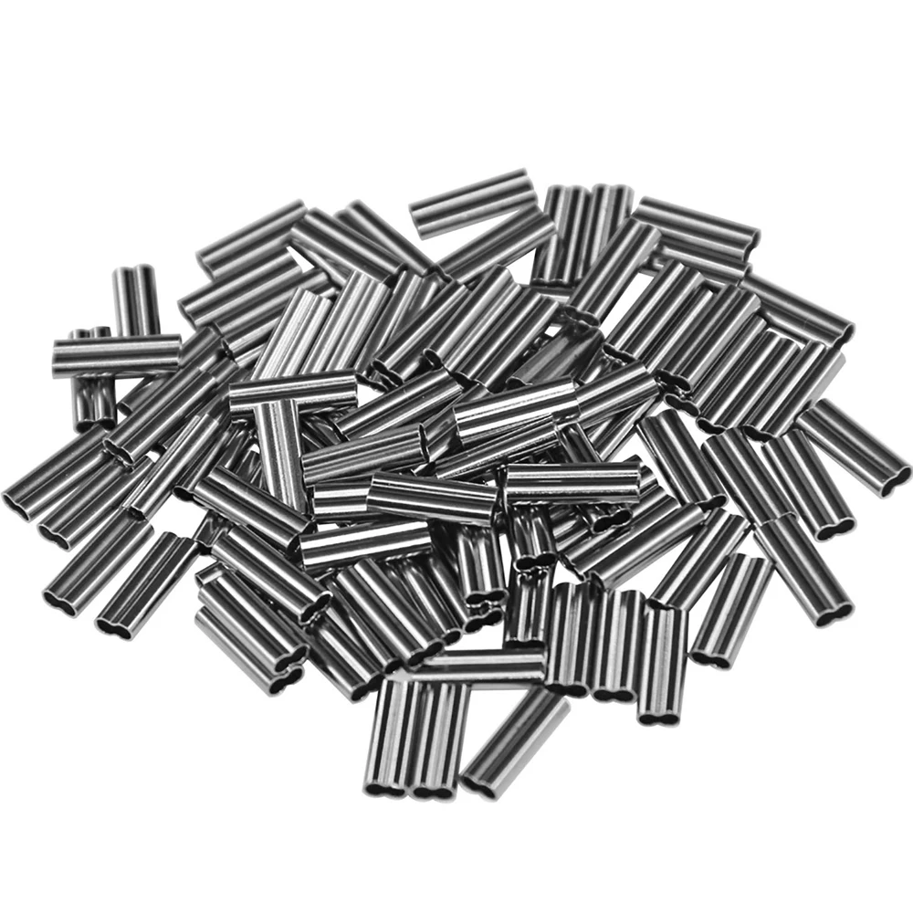 1000pcs Fishing Double Barrel Crimping Sleeves Copper Fishing Tube Connector Fishing Line Accessories Tool Size 1.0-2.6mm
1000pcs Fishing Double Barrel Crimping Sleeves Copper Fishing Tube Connector Fishing Line Accessories Tool Size 1.0-2.6mm