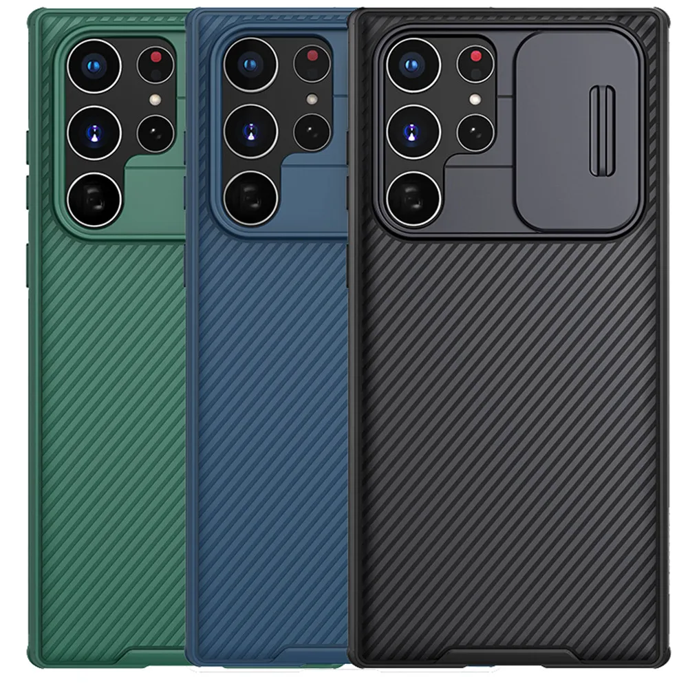 For Samsung Galaxy S22 Ultra / S22+ NILLKIN CamShield Pro Case Camera Protection Slide Cover Back Shell PC+TPU Matte
For Samsung Galaxy S22 Ultra / S22+ NILLKIN CamShield Pro Case Camera Protection Slide Cover Back Shell PC+TPU Matte